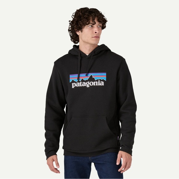 Patagonia Other - Patagonia Logo Uprisal Hoodie Recycled Sustainable Fabric Black Medium